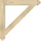 Ekena Millwork Traditional Arts & Crafts Rough Sawn Bracket, Douglas Fir, 4"W x 34"D x 34"H BKT04X34X34TRA03RDF - alternate 3